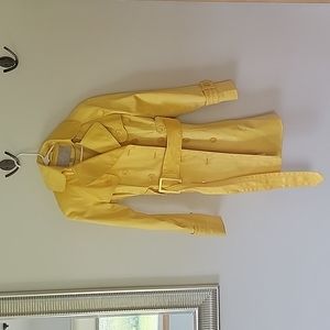 Cherry yellow Jessica Simpson rain jacket